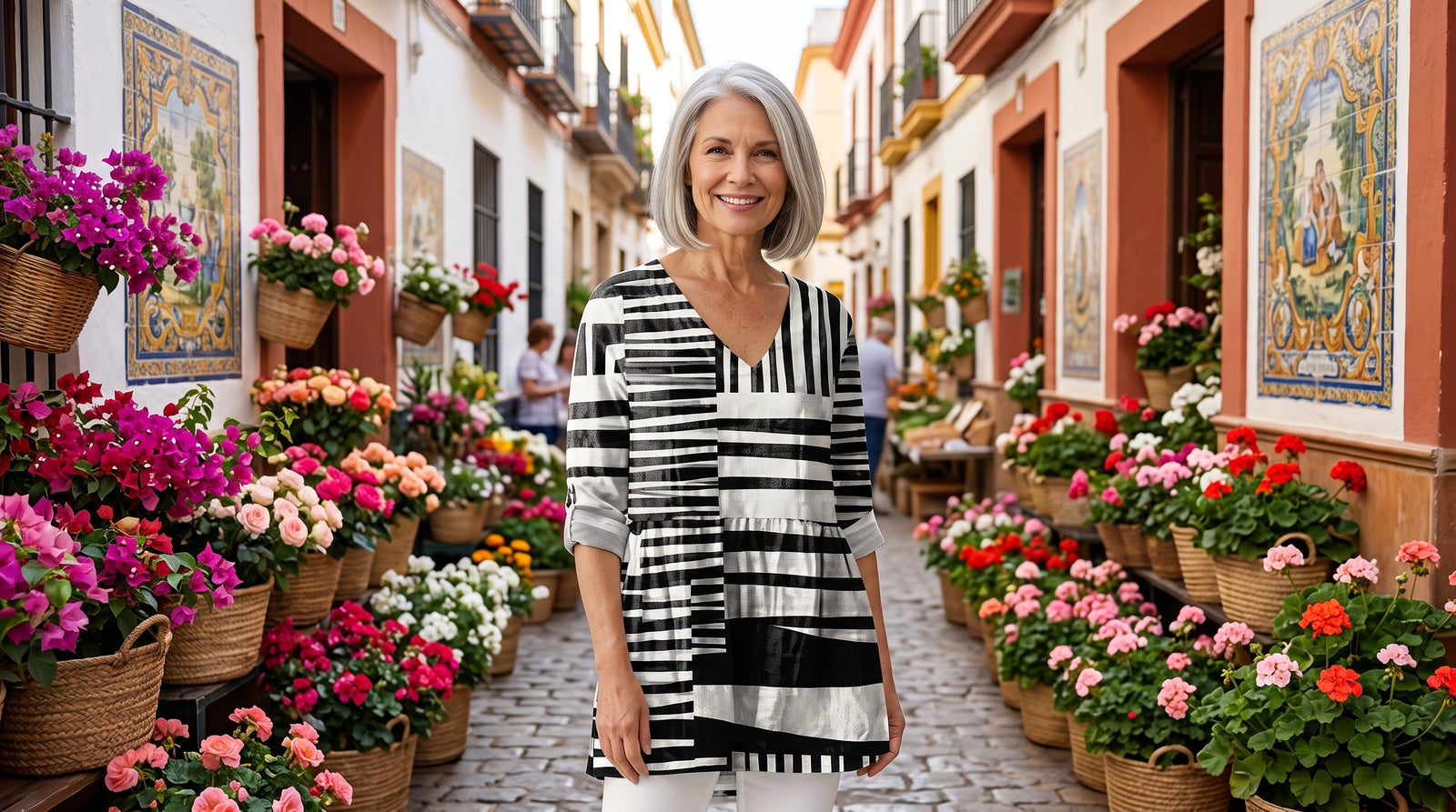 Blusas Largas Estampadas